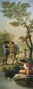 O pescador de cana de Francisco de Goya